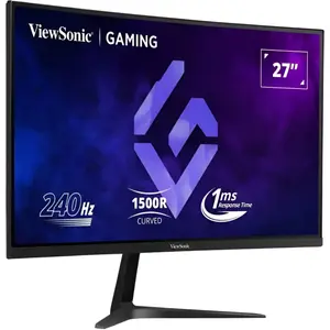 ViewSonic VX2719-PC-MHD Curved Gaming Monitor, 27", FHD, 240Hz, 1ms MPRT, VA, FreeSync Premium, HDR10