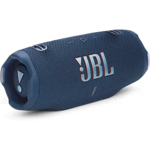 JBL Charge 6 Bluetooth Speaker Blue JBLCHARGE6BLU, AI Sound Boost, 30W Woofer, 15W Tweeter, Up To 28 Hours Playtime, Auracast Multi-Speaker