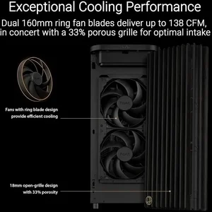 ASUS ProArt PA401 Wood Edition ATX Mid-Tower PC Case with FSC Wooden Front Panel