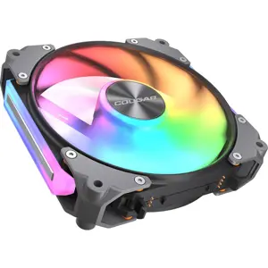 Cougar APOLAR 120 ARGB 3-Fan Pack - Reverse Blade, Modular, PWM, Black w/ Elite Hub