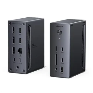 UGREEN 14-Port USB-C Docking Station Triple 4K Display 100W Laptop Charging 10Gbps USB Ethernet Audio