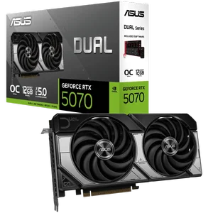 ASUS Dual GeForce RTX 5070 OC Edition 12GB GDDR7 Gaming Graphics Card