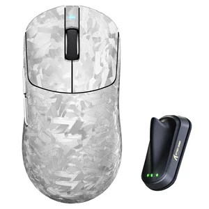 Attack Shark RS3 Ultra Carbon Fiber Wireless Gaming Mouse – 8K Polling, Carbon Fiber Silver