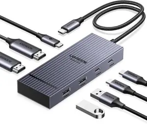 UGREEN USB-C to 2x USB-A 3.2 2x USB-C 3.2 2x HDMI PD Port Converter