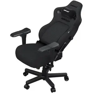 AndaSeat Kaiser 4 V2 XL with 6D Armrest Ergonomic Gaming Chair Carbon Black Fabric - Extra Large Premium Gaming Chair