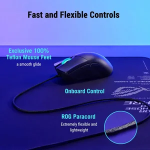 ASUS ROG Gladius III Core P523 Wired Gaming Mouse – 12000 DPI Optical Sensor, 72g Lightweight Ergonomic Design, 100M Click Switch, PTFE Feet, Gaming Mouse Black