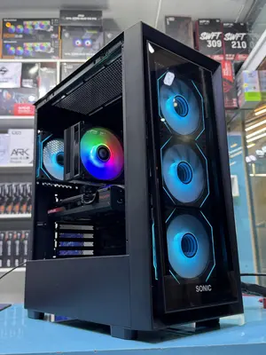 SONIC C05 Black Gaming Case With 4 Infinity ARGB Fans & Tempered Glass Side Panel