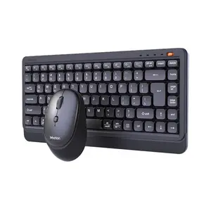 Meetion Mini5000 Black Dual-Mode Wireless Keyboard & Mouse Combo – 75% Keyboard, 2.4G + Bluetooth