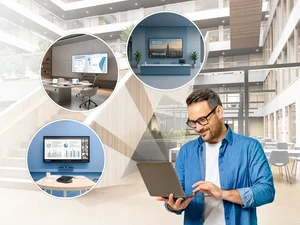 ViewSonic CDE5514-2C 55" 4K Commercial Display with Pro AV Integration - 24/7 Digital Signage Android 14 Display with AirSync & USB-C