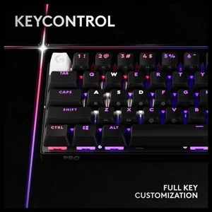 Logitech G PRO X 60 LIGHTSPEED Wireless 60% Gaming Keyboard Black - Optical Tactile Switches, RGB (920-011911)
