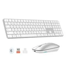 Meetion iKey C230 Black 2-in-1 Wireless Keyboard & Mouse Combo – Scissor Switch, 108 Keys, Dual Mode
