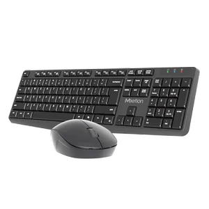 Meetion CW235 2.4G Wireless Keyboard & Mouse Office Combo – Full-Size, Ergonomic Ambidextrous Mouse