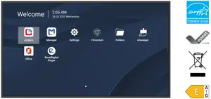 ViewSonic CDE6514-2C 65" 4K Commercial Display with Pro AV Integration - 24/7 Digital Signage Android 14 Display with AirSync & USB-C