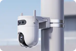 EZVIZ H9c Dual 2K WiFi Outdoor Pan & Tilt Security Camera – Dual-Lens, Wide-Angle, Full-Color Night Vision, AI Tracking