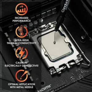 Thermal Grizzly Conductonaut Extreme 1 Gram Liquid Metal Thermal Paste – Ultimate Cooling Performance