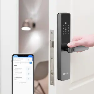 EZVIZ DL05 Smart WiFi Fingerprint Door Lock – Keyless Entry, Remote Unlock, Passcode, RFID Card, Built-In Doorbell