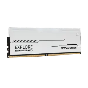 darkFlash Explorer RGB 16GB DDR4 3200MHz Gaming RAM – XMP Up to 3600MHz, Desktop Memory