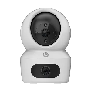 EZVIZ H7c Dual 4MP Outdoor WiFi Pan & Tilt Security Camera – Dual-Lens, 2.8mm Wide-Angle, Full-Color Night Vision, AI Tracking