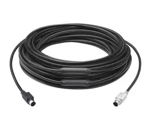 Logitech 15 Meter Extended Cable for Group Conference Cam (939-001490) - Long Camera Extension Cable for Meeting Rooms