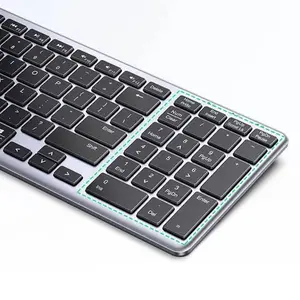 UGREEN Ultra Slim Wireless Keyboard | Compact Bluetooth & 2.4GHz Wireless Keyboard for Windows, Mac, iPad & Android