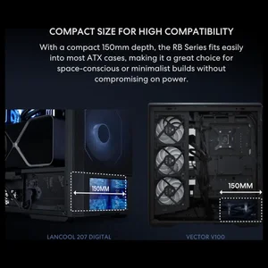 Lian Li RB0750B RB Series 750W 80 Plus Bronze Power Supply Unit (PSU) – UK, Gaming PC ATX PSU