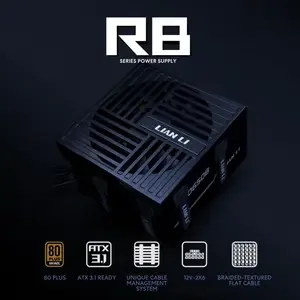 Lian Li RB0750B RB Series 750W 80 Plus Bronze Power Supply Unit (PSU) – UK, Gaming PC ATX PSU