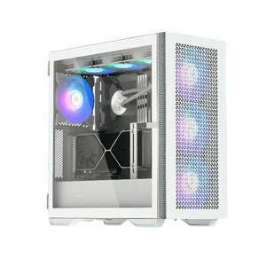 SONIC H7 Elite White Gaming Case With 3 Infinity ARGB Fans & Tempered Glass Side Panel