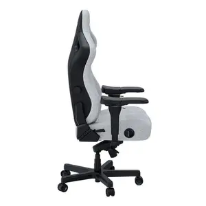 AndaSeat Kaiser 4 V2 L with 6D Armrest Ergonomic Gaming Chair Ash Grey Fabric - Large Premium Gaming Chair