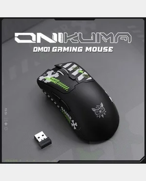 ONIKUMA DM01 Black Tri-Mode Wireless Gaming Mouse - 12800 DPI, Ultra Light 57g, RGB