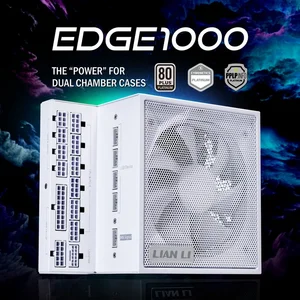 Lian Li EG1000P EDGE Platinum V2 1000W 80 Plus Platinum PSU with EDGE Hub V2 – White, UK, New Launch