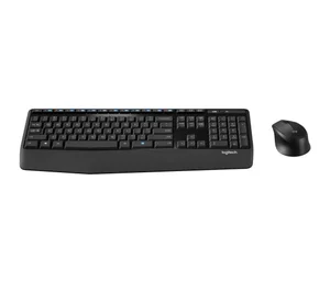 Logitech MK346P Wireless Keyboard and Mouse Combo with Palm Rest - Full-Size, Spill-Resistant (920-010960)