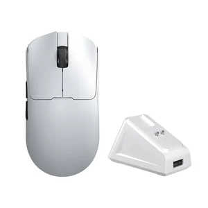AULA SC380 Pro PAW3311 12000DPI Wireless Gaming Mouse with Dock White