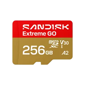 SanDisk Extreme GO 256GB microSDXC UHS-I Memory Card – Up to 240MB/s, A2, U3, V30