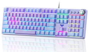 AULA F2088 Air Gradient Blue Red Switch Mechanical Gaming Keyboard