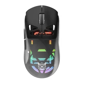 ONIKUMA CW930 Black Honeycomb Tri-Mode Wireless Gaming Mouse - RGB, Ultra Polling
