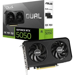 ASUS Dual GeForce RTX 5050 8GB GDDR6 OC Edition Gaming Graphics Card – DUAL-RTX5050-08G