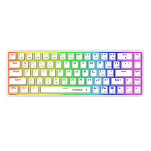 E-YOOSO Z-686 TRI MODE RGB Mechanical Keyboard 68 Keys