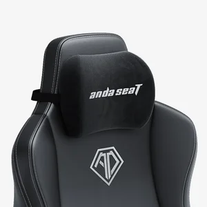 AndaSeat Memory Foam Head Pillow – Black Fabric, Gaming Chair Neck Support