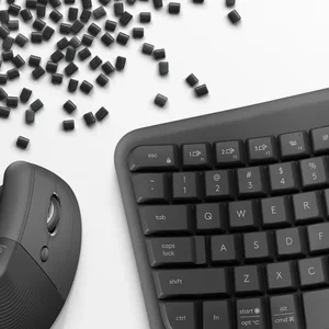 Logitech Wave Keys and Lift Ergonomic Wireless Combo Graphite - Ergonomic Keyboard & Vertical Mouse, Bluetooth, Logi Bolt (920-013635)