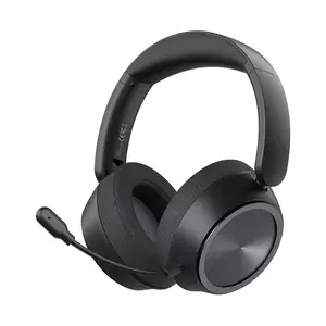AULA A600 Quad-Mode 53mm Driver Wireless Headphone with Detachable Mic Black