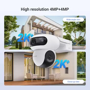 EZVIZ HB90/SP Dual-Lens 4MP+4MP Solar-Powered Outdoor WiFi Security Camera – PAanoramic View
