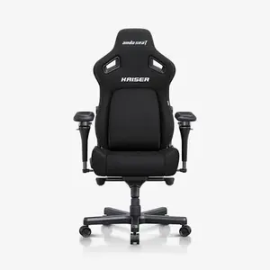 AndaSeat Kaiser 4 V2 XL with 6D Armrest Ergonomic Gaming Chair Carbon Black Fabric - Extra Large Premium Gaming Chair