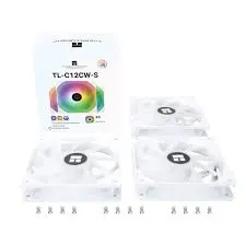 Thermalright TL-C12CW-S ARGB 120mm Case Fan (3-Pack) White