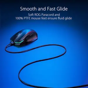 ASUS ROG Chakram X P708 Wireless Gaming Mouse – 36,000 DPI Optical Sensor, Tri-Mode Connectivity, Joystick Control, Qi Wireless Charging, RGB Gaming Mouse Black
