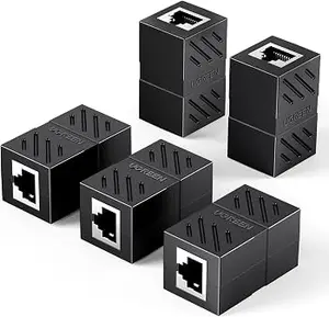 Ugreen 20390 RJ45 Ethernet Cable Extender Adapter – In-Line Coupler for Cat5/6/7 Networks