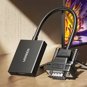 UGREEN VGA to HDMI Video Converter Adapter for Old PC Laptop Projector TV