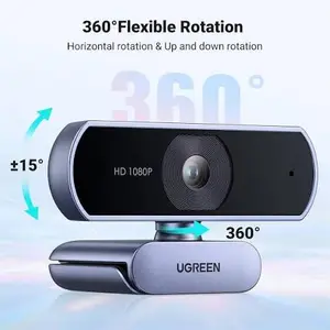 UGREEN 65381 4K Ultra HD Webcam (30FPS) / 1080P 60FPS with PDAF Autofocus
