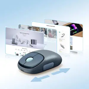 UGREEN FUN+ Wireless Mouse Blue | Stylish Compact Wireless Mouse