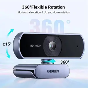 UGREEN CM678 1080P Full HD USB Webcam with Noise-Canceling Microphone