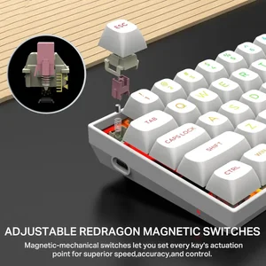 HZ-68 RGB Mechanical Keyboard 68 Keys White